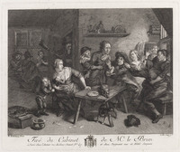 KG 14850
<br/>
Ruzie na kaartspel
<br/>
<em>Lebas, Jacques Philippe (1707-1783)</em>